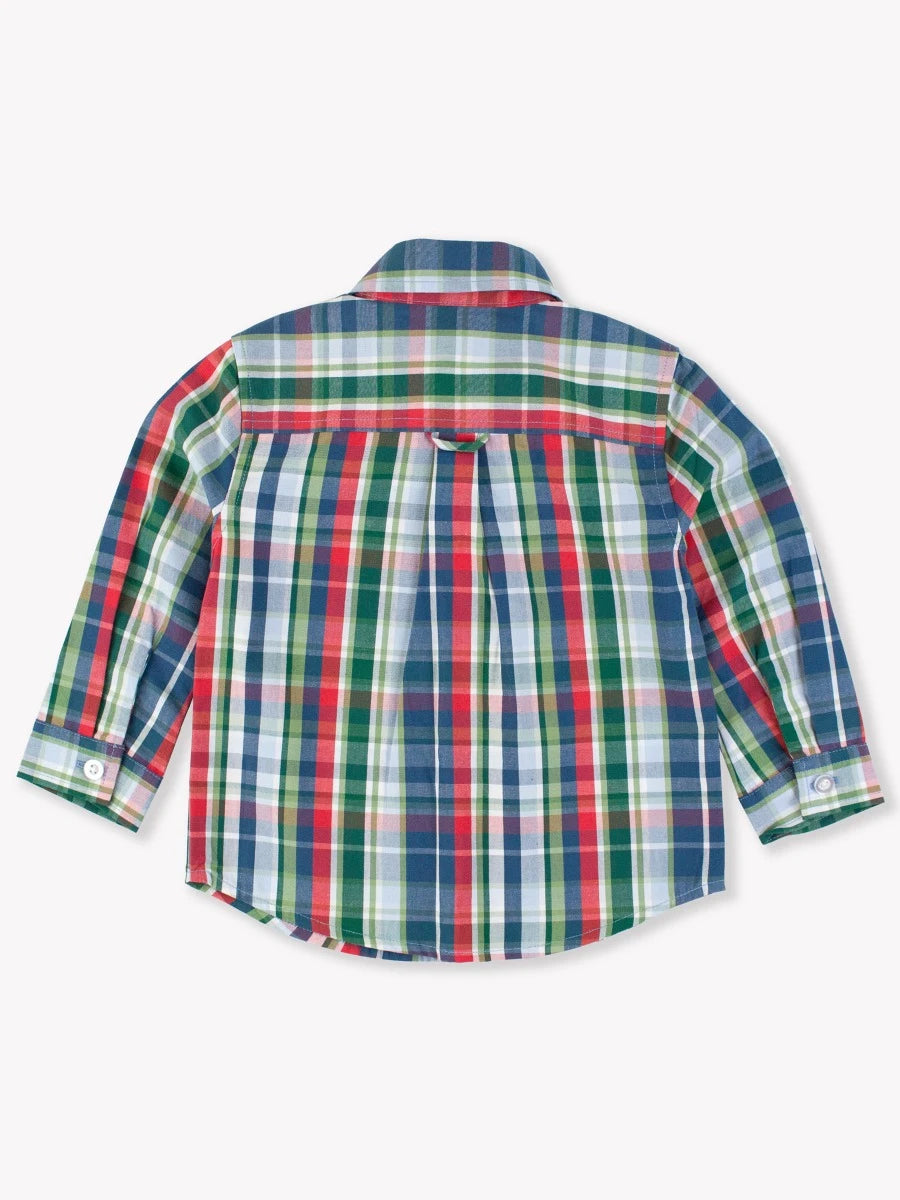 Prep Plaid LS Button Down