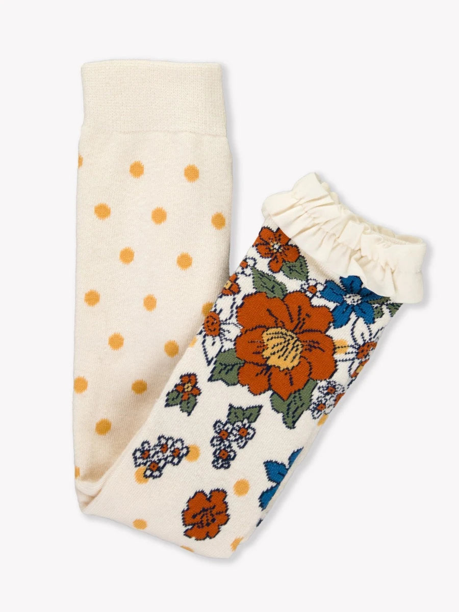 Harvest Floral Footless Tights