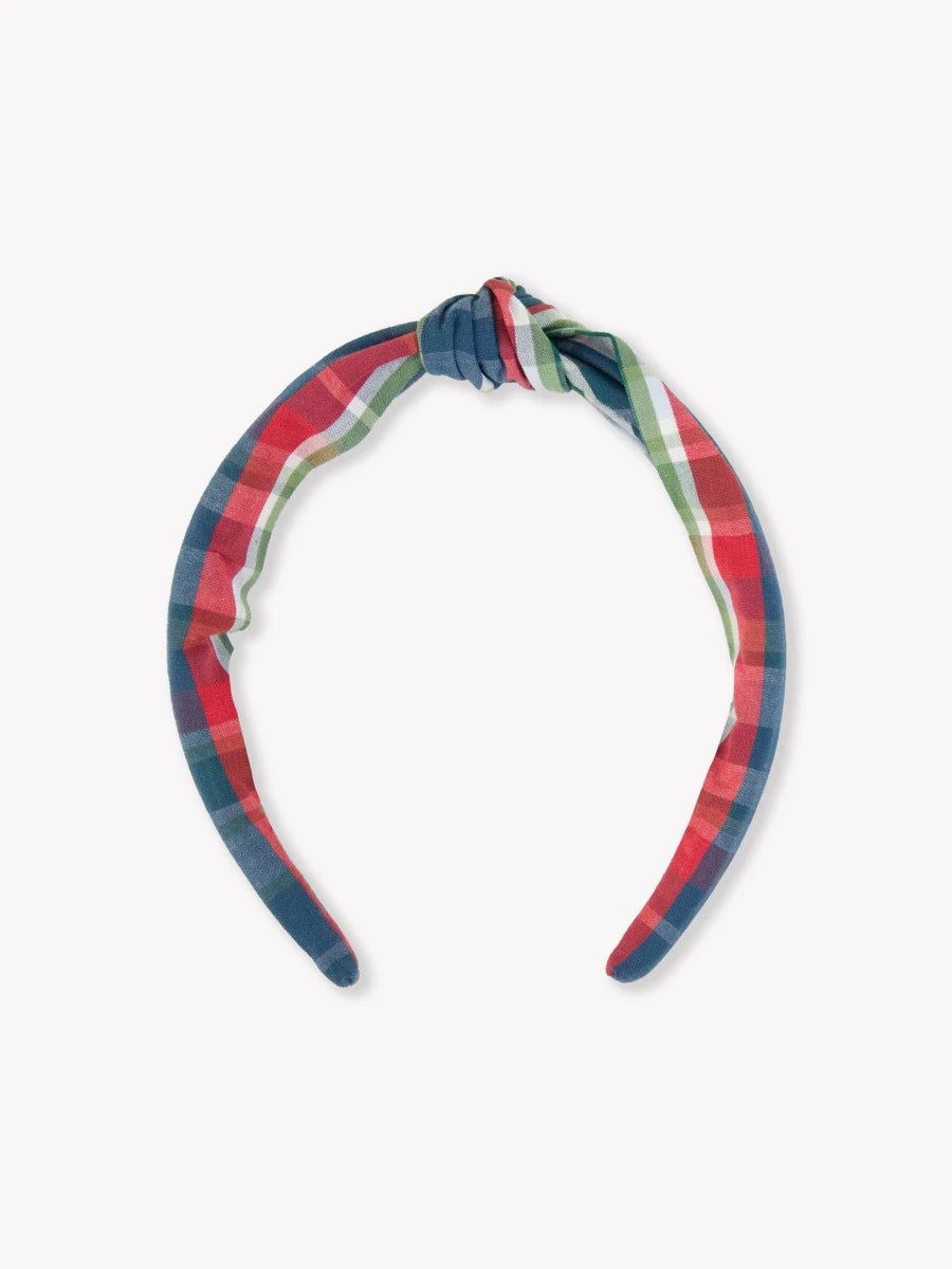 Prep Plaid Knot Headband