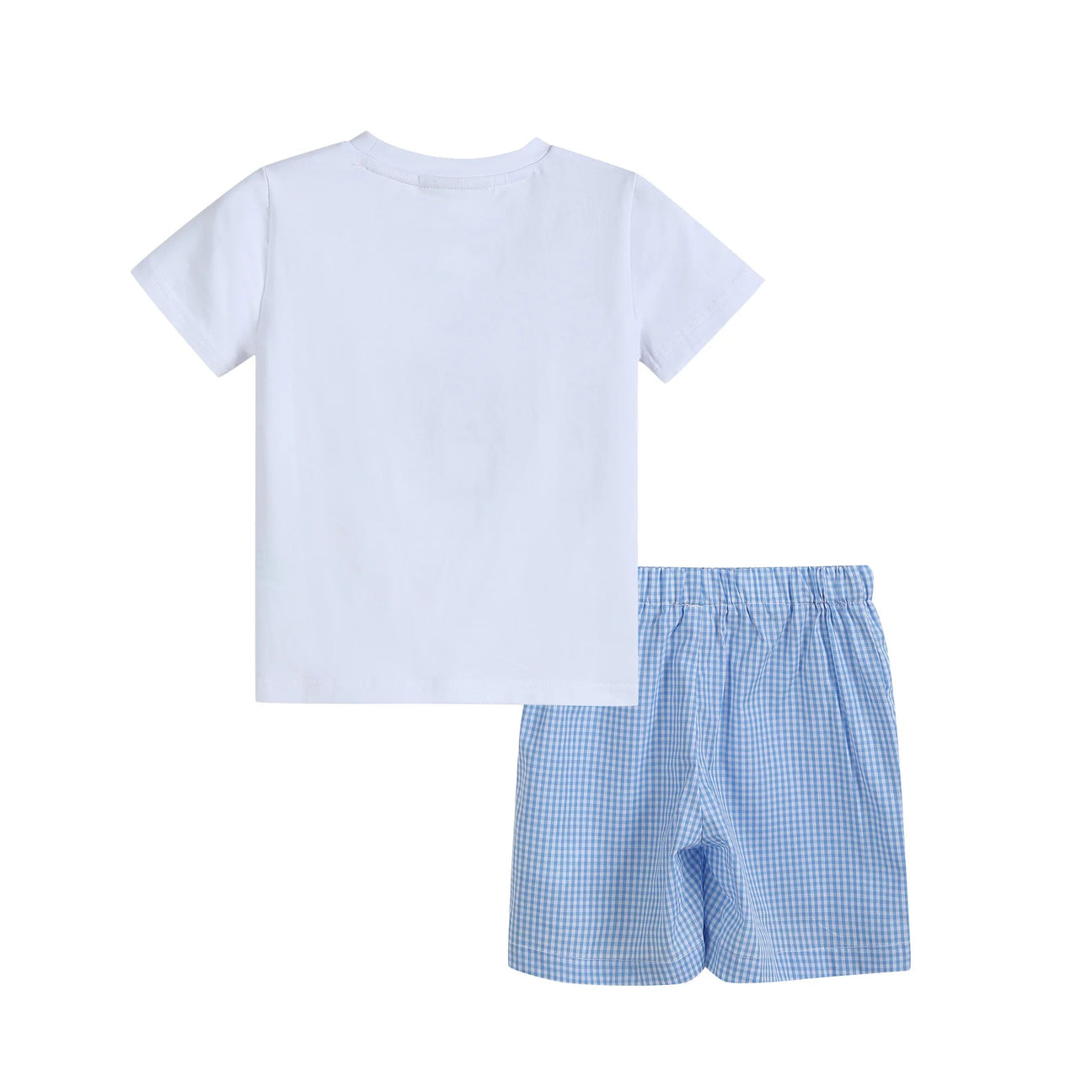 Blue Gingham Golf Hole Set