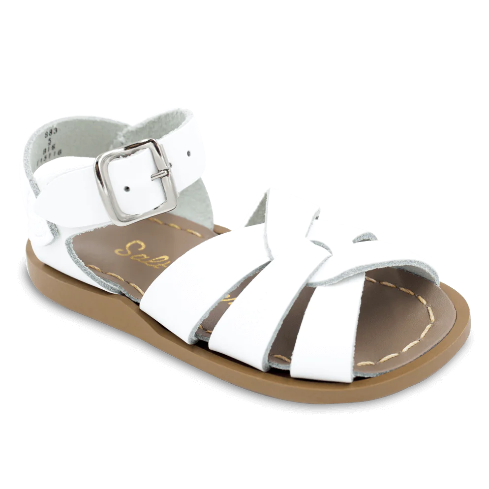 White Salt Water Sandals