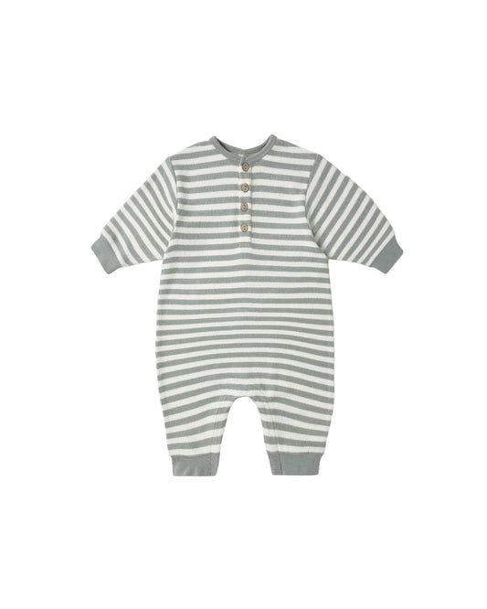 Blue Stripe Relaxed Jumpsuit