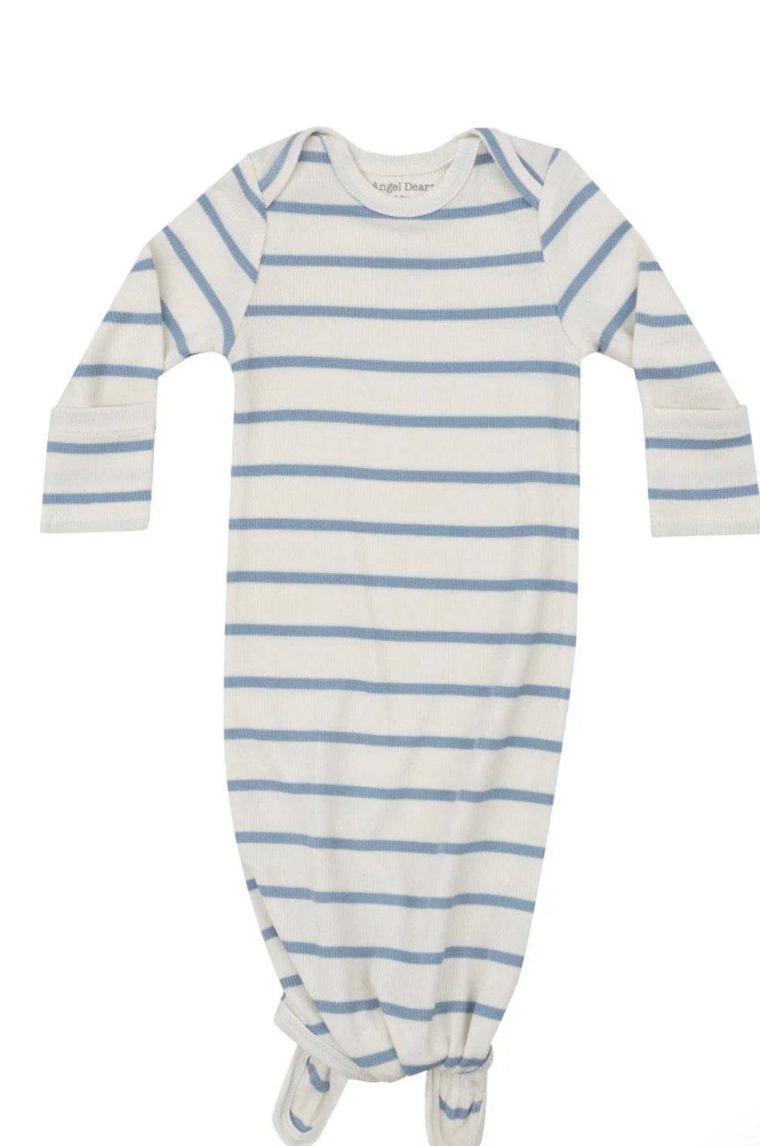 Ribbed Stripe Glacier Lake Knotted Gown