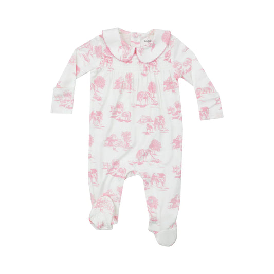 Farm Toile Peter Pan Footie