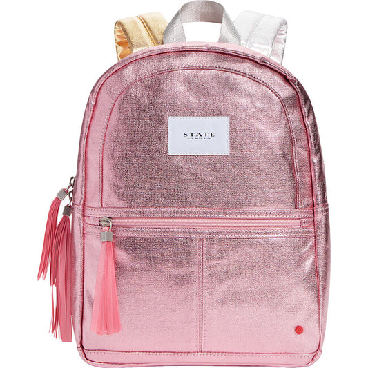 Pink & Silver Metallic Kane Backpack