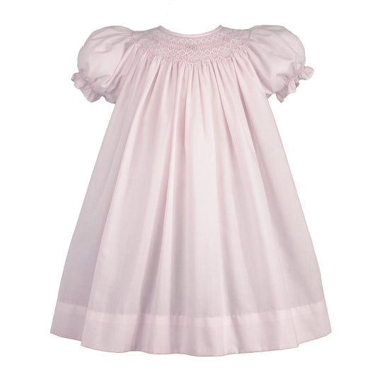 Pink Bishop Smocked Daygown
