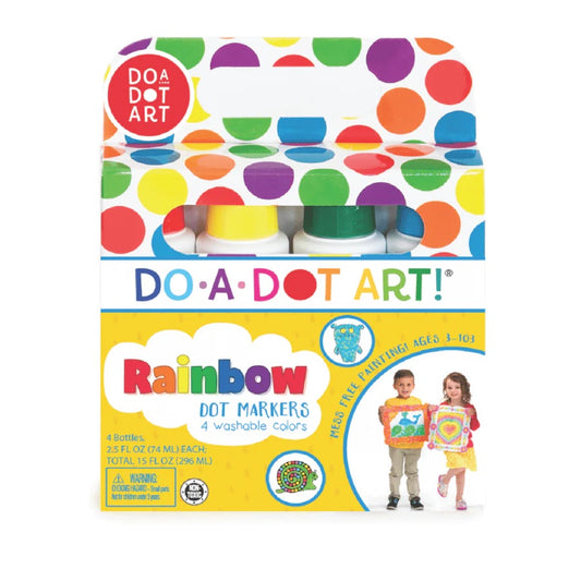 Dot Art Rainbow 4 Pack
