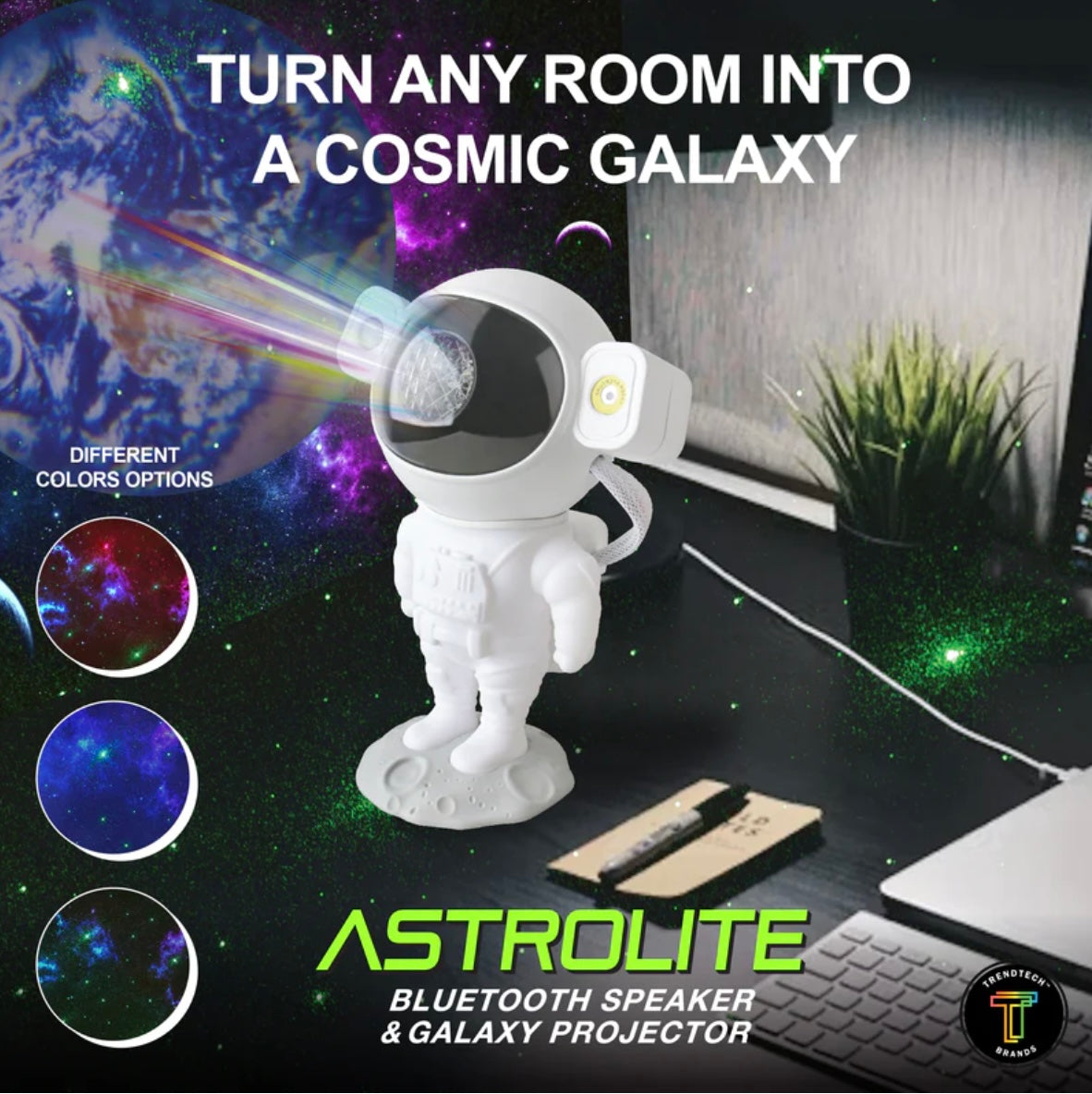 AstroLite LED Projector & Speaker
