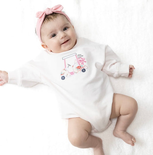 Pink Golf Sweatshirt Bubble