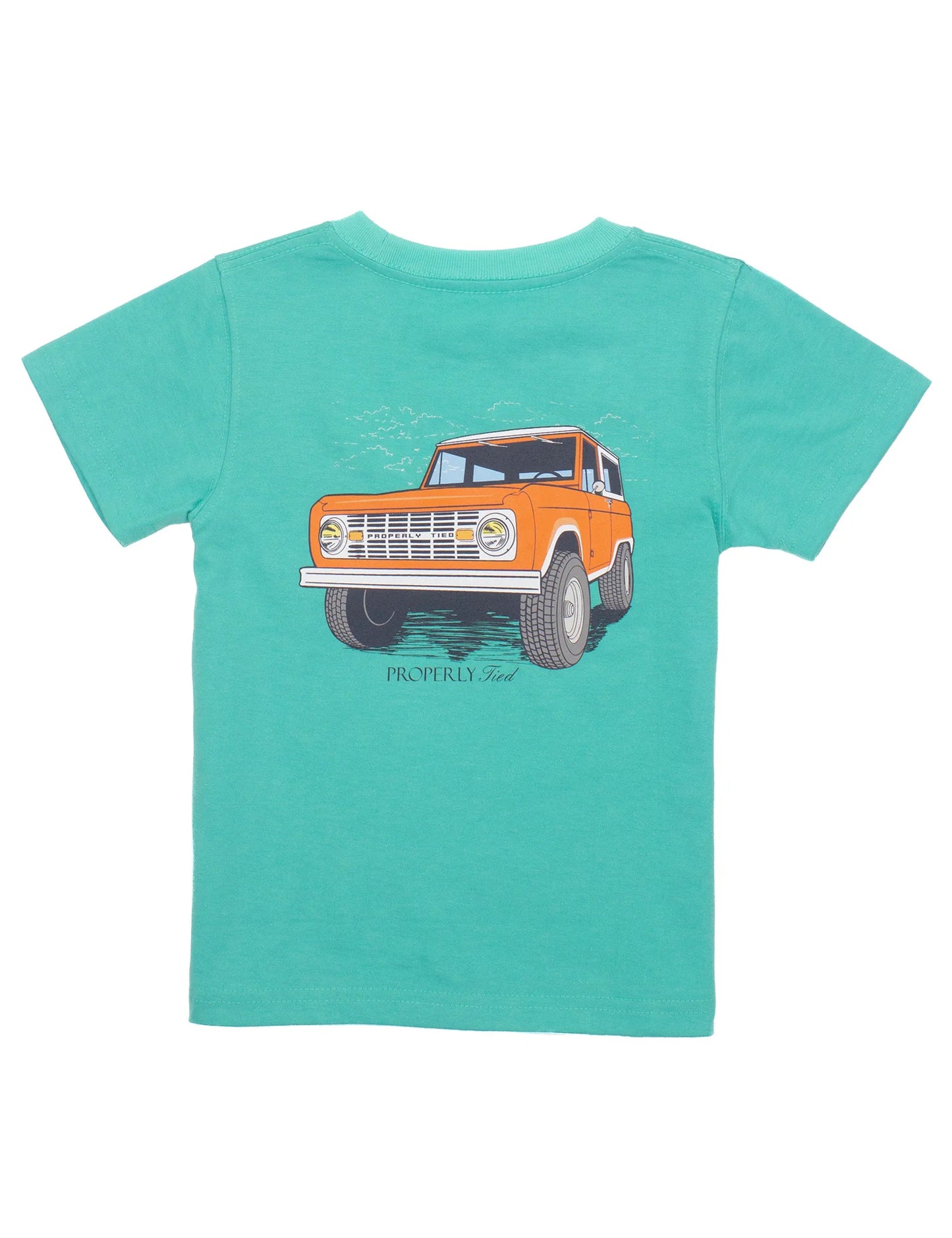 Truckin Soft Green Tee