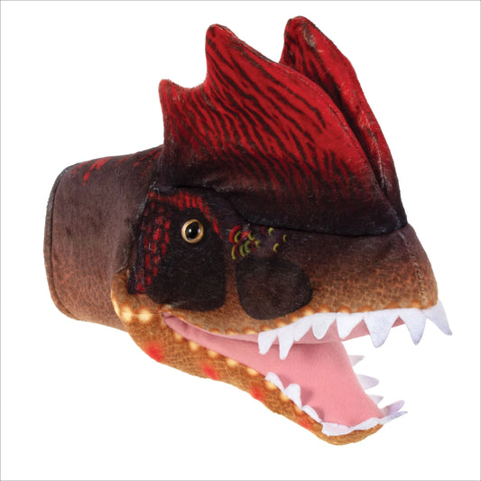 12” Brown Dilophosaurus Puppet