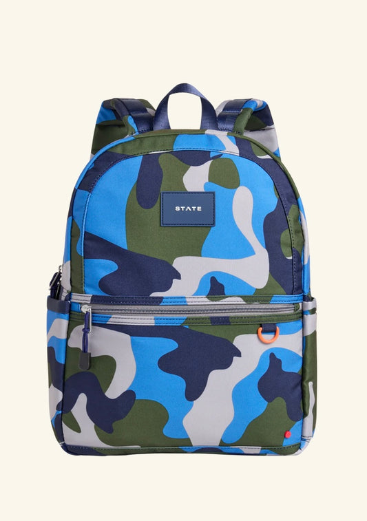 Travel Camo Kane Double Pocket Backpack