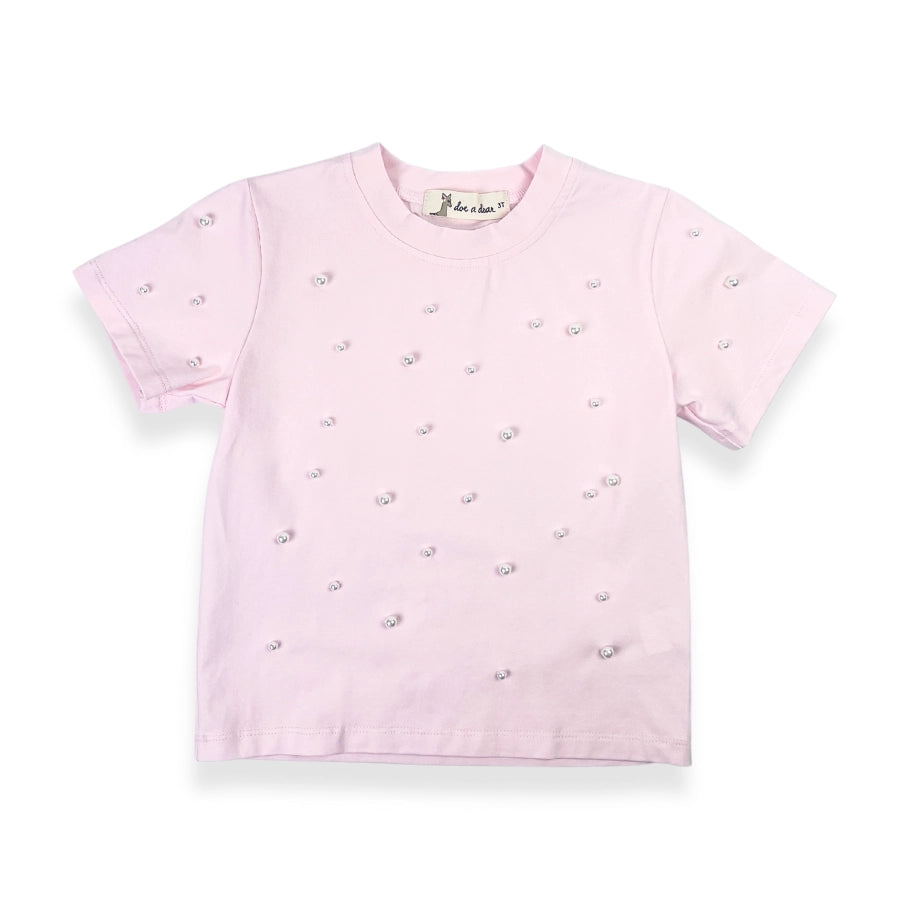 Pink Pearl Stud Tee