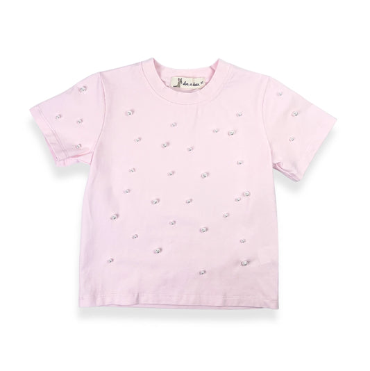 Pink Pearl Stud Tee
