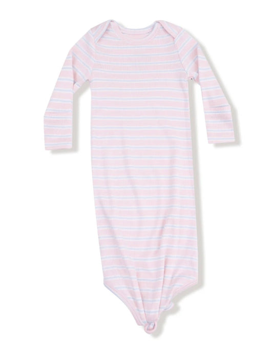 Multi Stripe Pink Knotted Gown