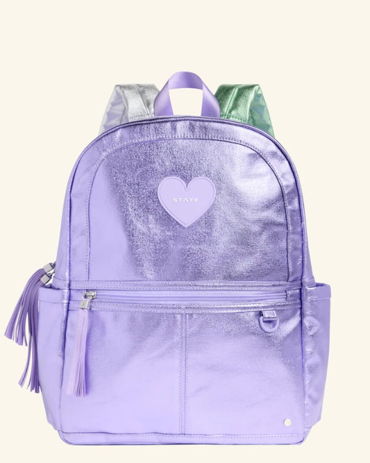 Lilac Metallic Kane Backpack