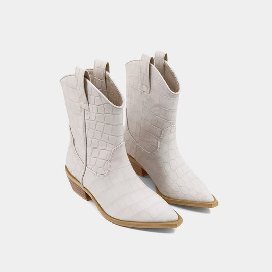 ZouZou Taupe Croco Boots