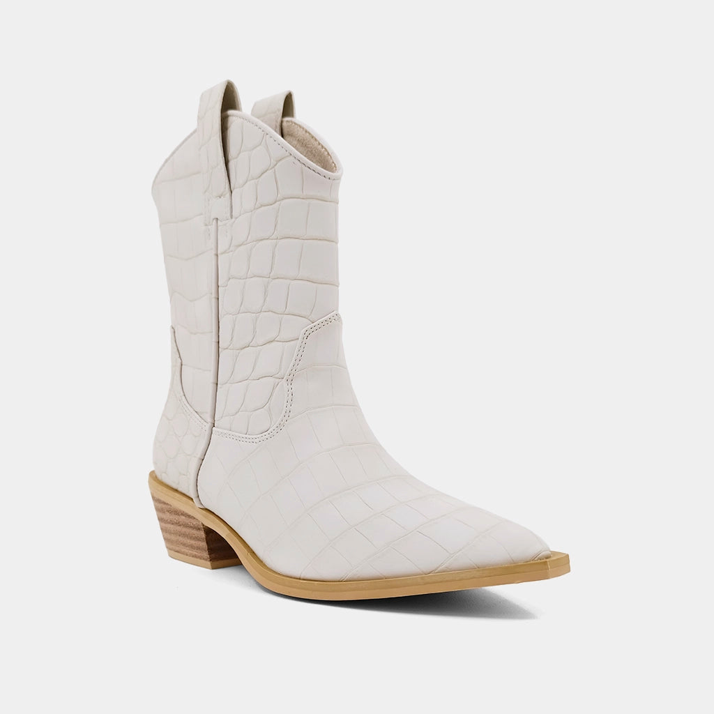 ZouZou Taupe Croco Boots