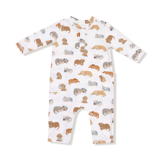 Napping Puppies Uni Romper