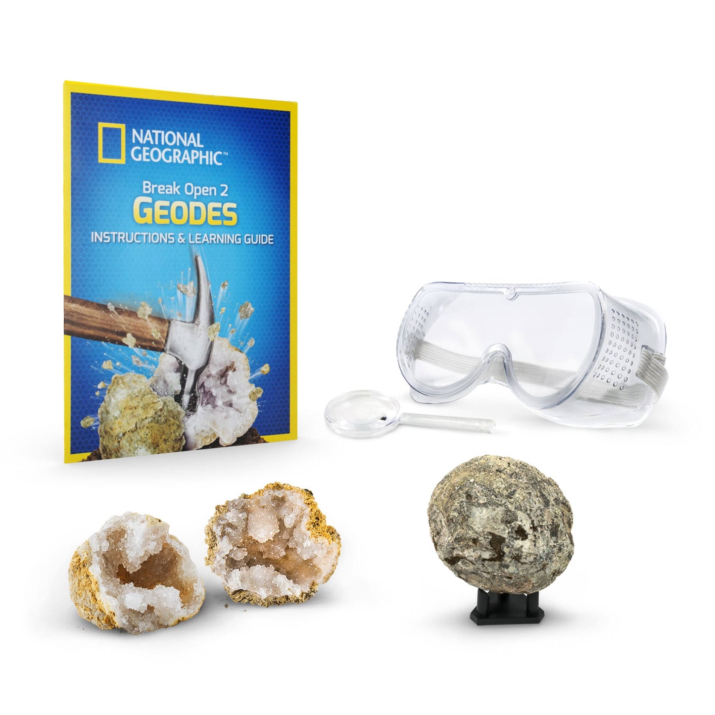 Break Open 2 Geodes Science Kit