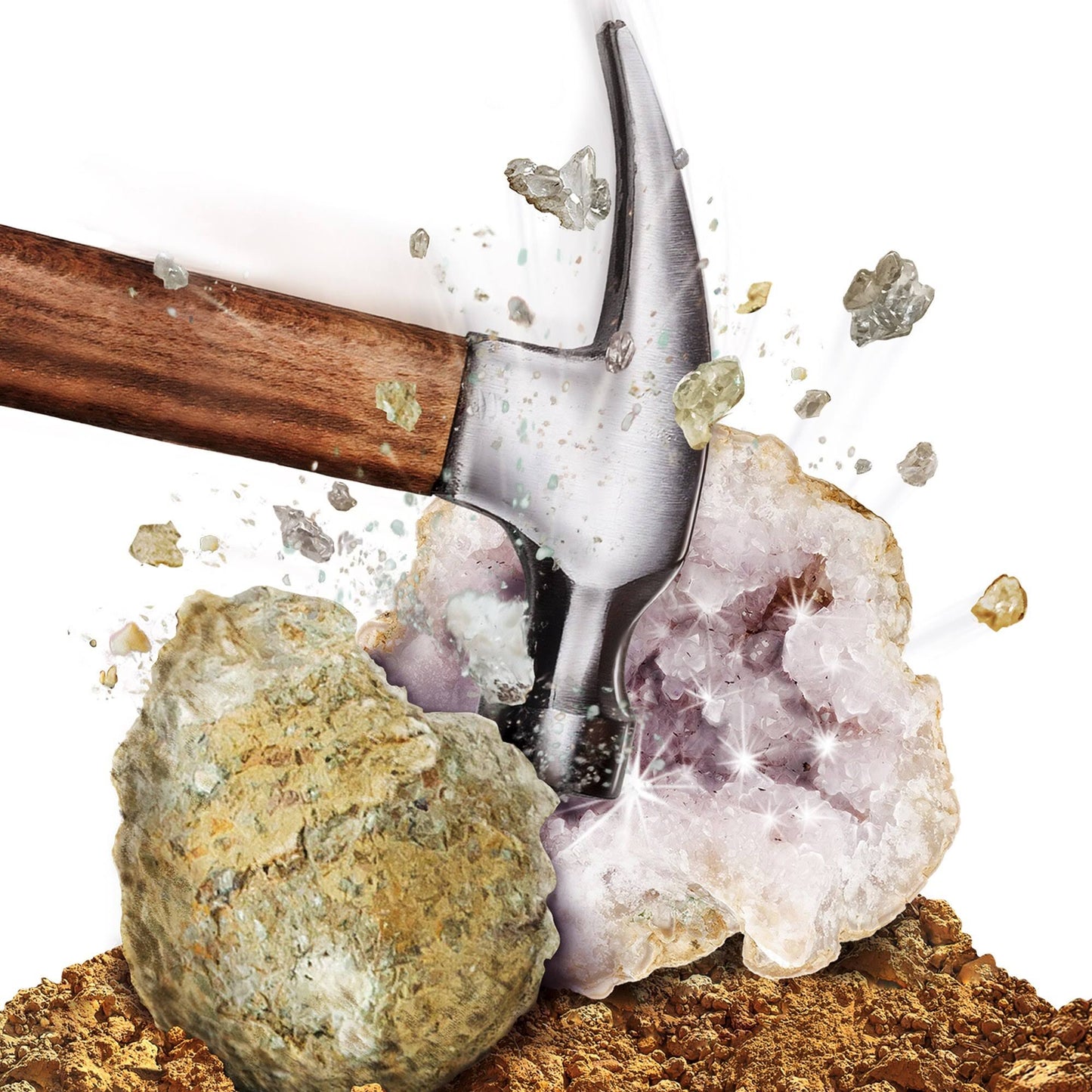 Break Open 2 Geodes Science Kit