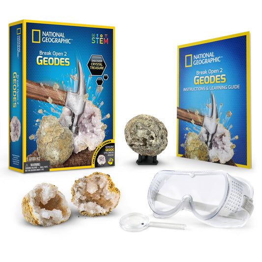 Break Open 2 Geodes Science Kit
