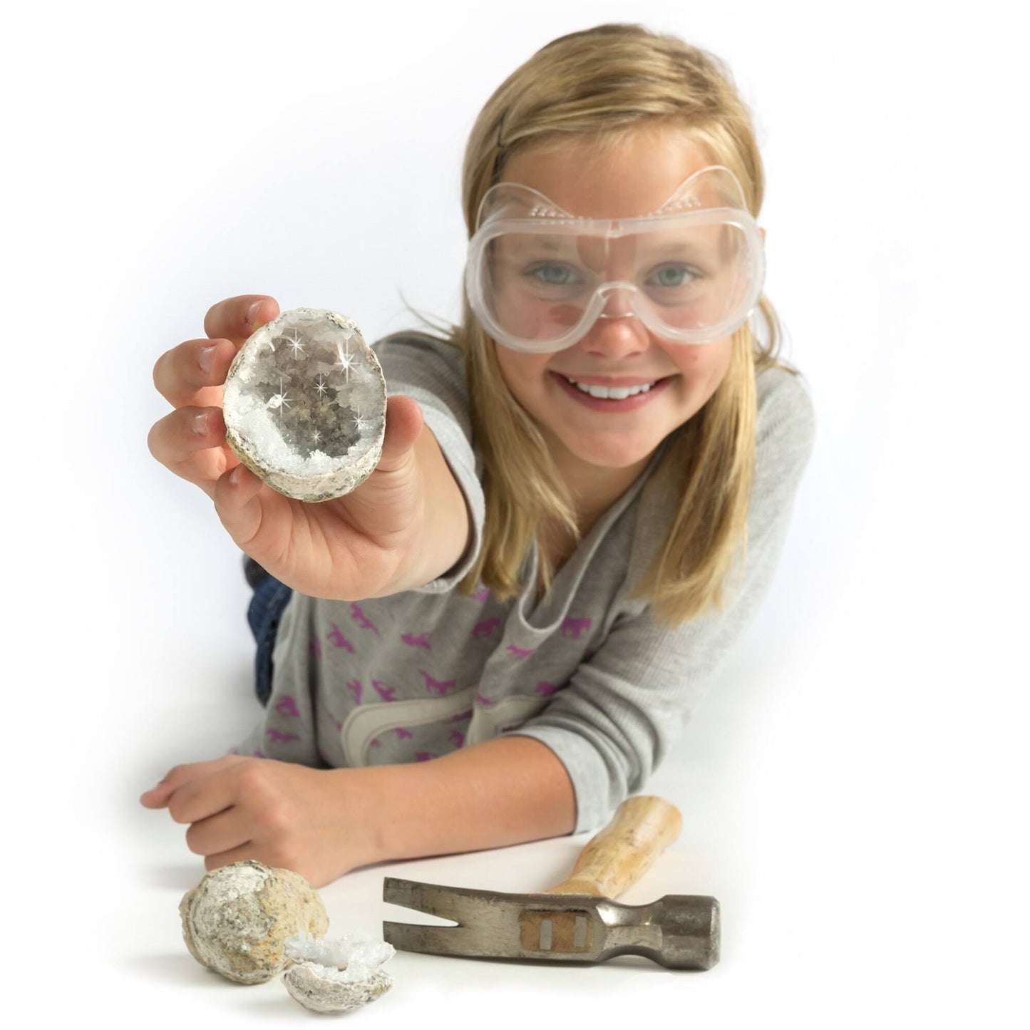 Break Open 2 Geodes Science Kit