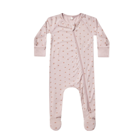 Bamboo Twinkle Zip Footie