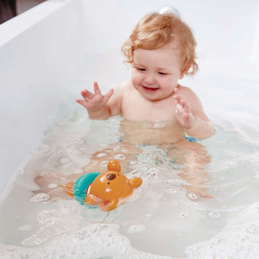 Swimmer Teddy Wind-Up Bath Toy