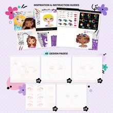 Beauty Guru Make-up & Hair Design Sketch Portfolio