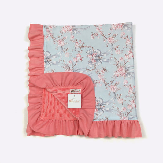 Blue Rose Blanket
