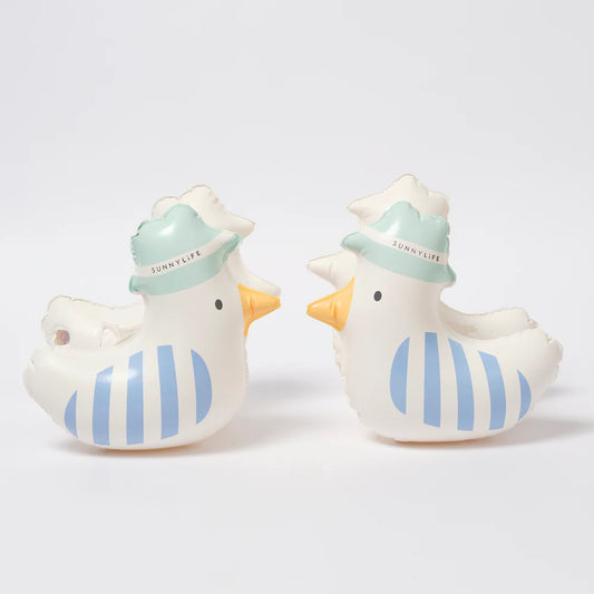 Inflatable Arm Bands Seagull Blue Stripe