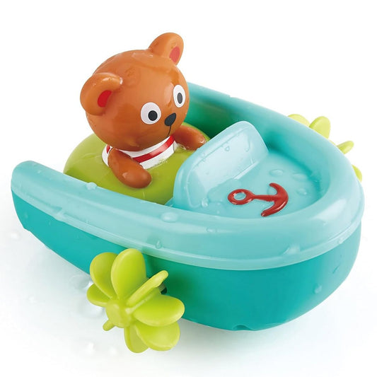 Tubing Pull-Back Boat - With Teddy Bear Figure