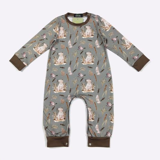 Dog Duck Hunt Boy Romper
