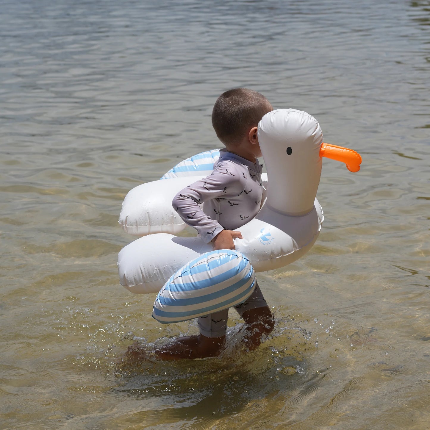 Kiddy Float Seagull Blue Stripe