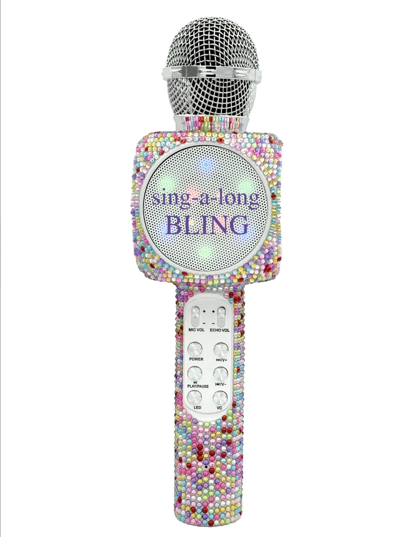 Confetti Bling Karaoke Mic & Speaker