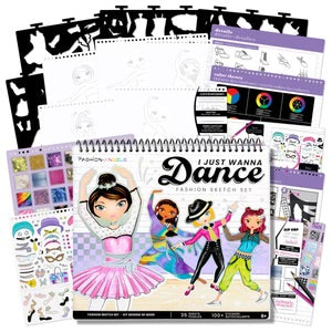 I Just Wanna Dance Fashion Sketch Portfolio