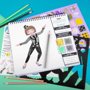 I Just Wanna Dance Fashion Sketch Portfolio