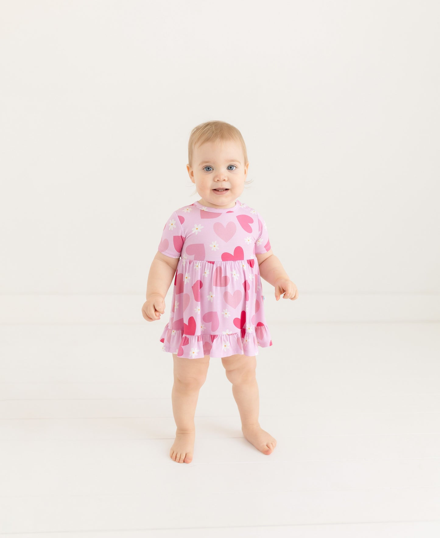 Daisy Love Ruffled Bodysuit Dress