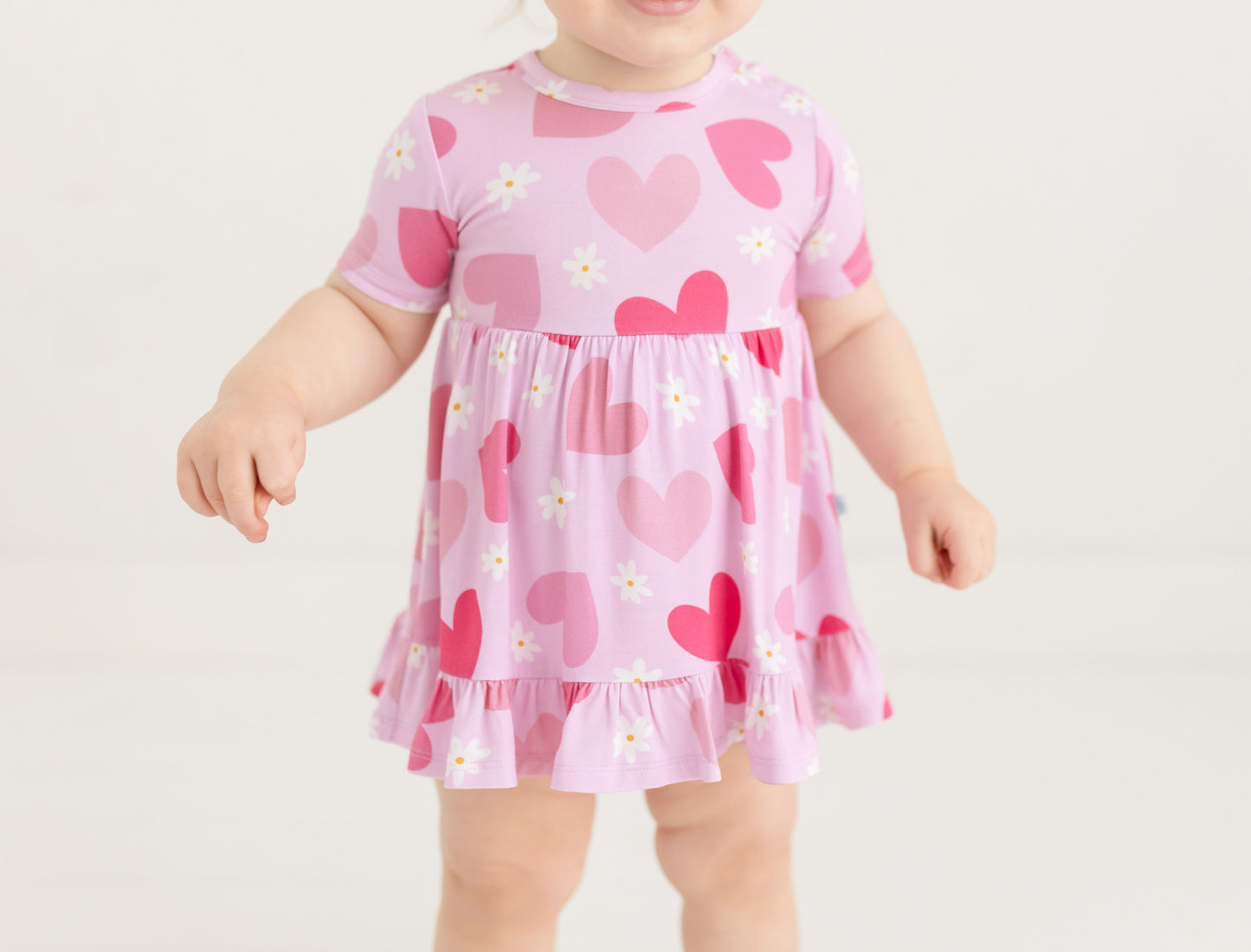 Daisy Love Ruffled Bodysuit Dress