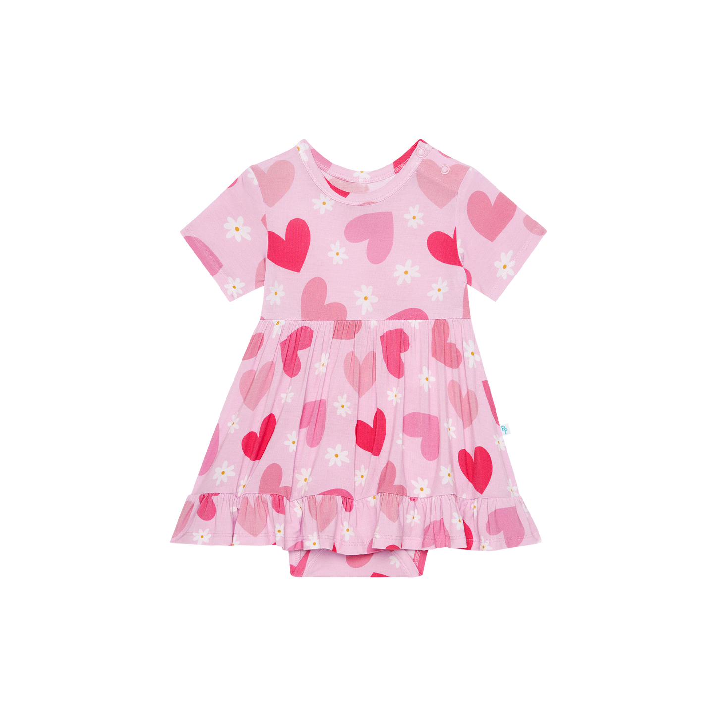 Daisy Love Ruffled Bodysuit Dress