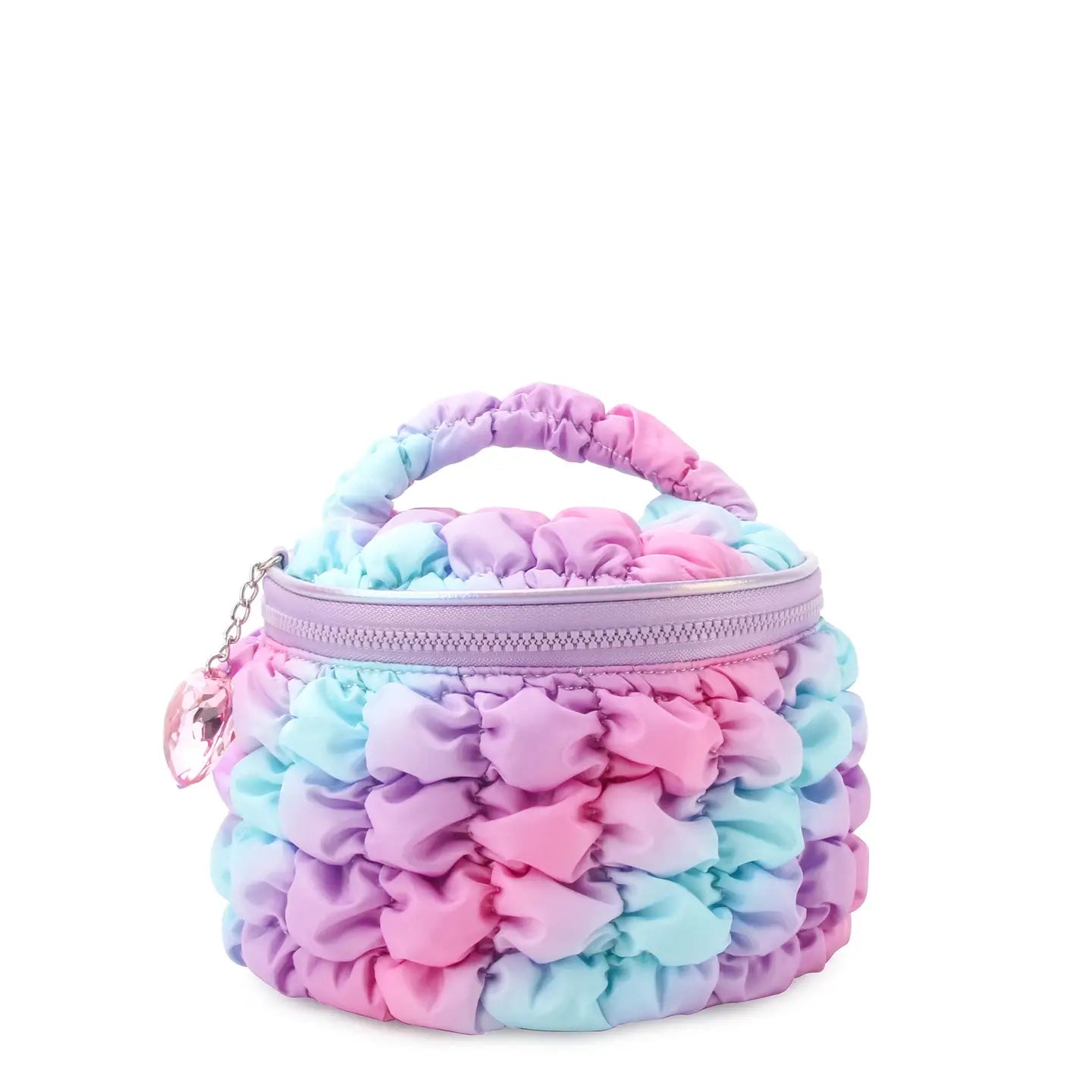 Scrunchies Ombré Glam Bag Heart Charm