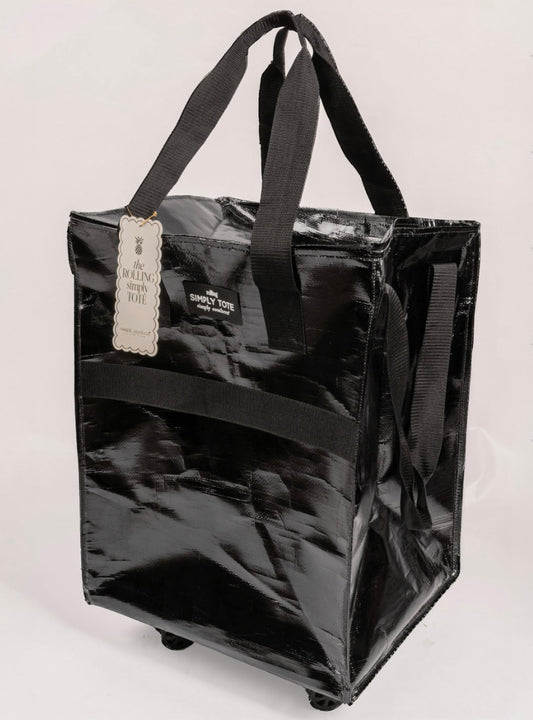 Black Roll Tote