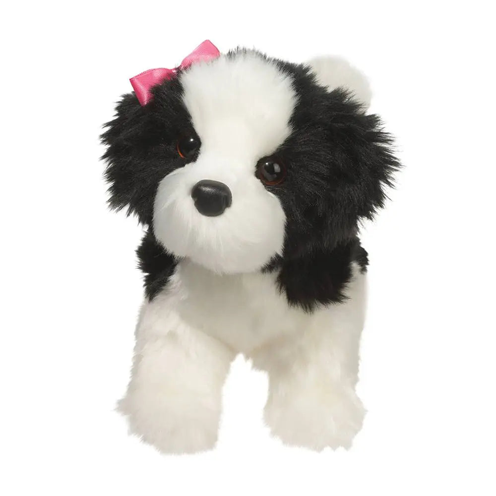 Puffy Black & White Shih-Tzu
