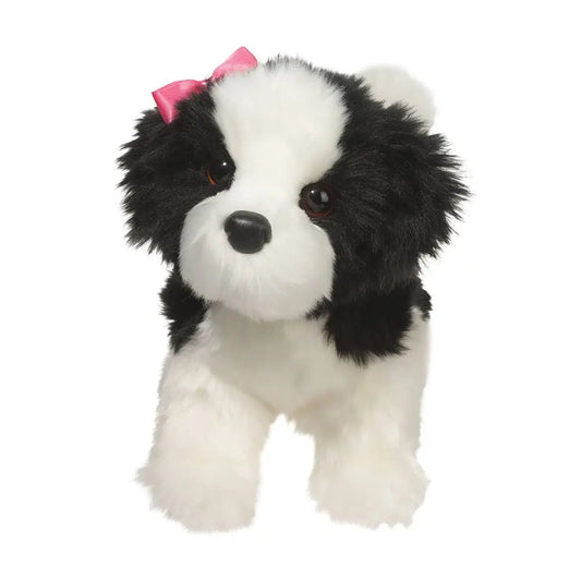 Puffy Black & White Shih-Tzu