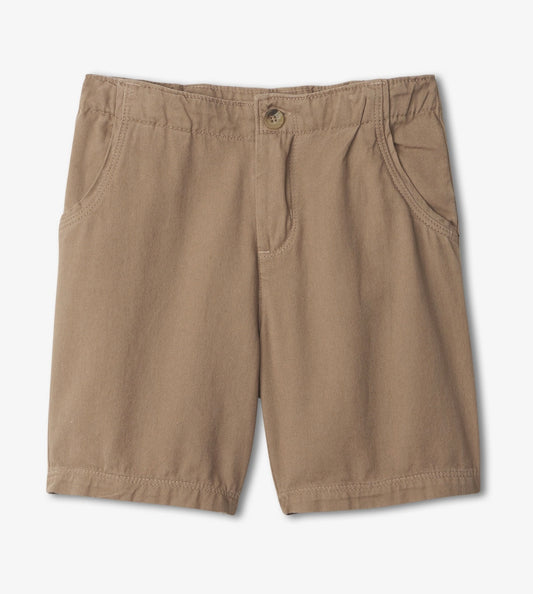 Khaki Twill Shorts