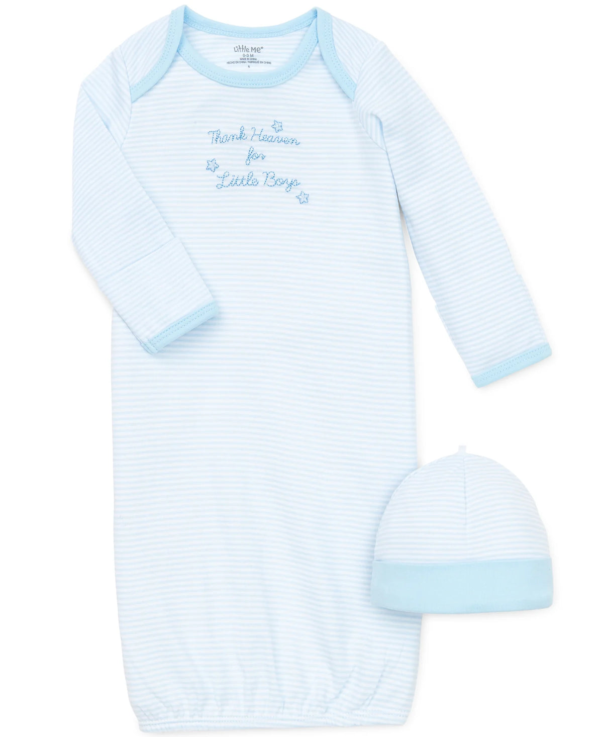 Thank Heaven For Little Boys Gown & Hat