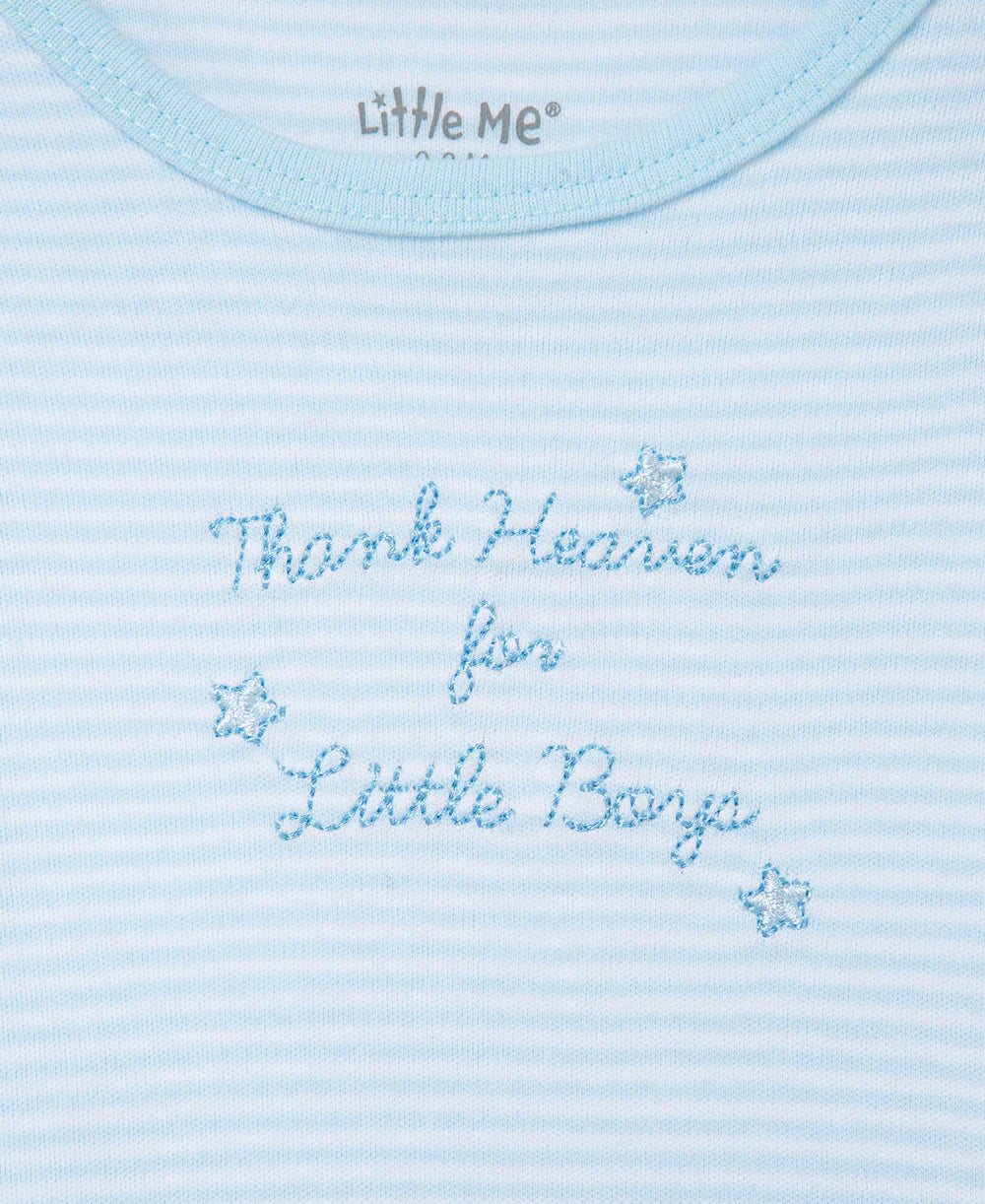 Thank Heaven For Little Boys Gown & Hat