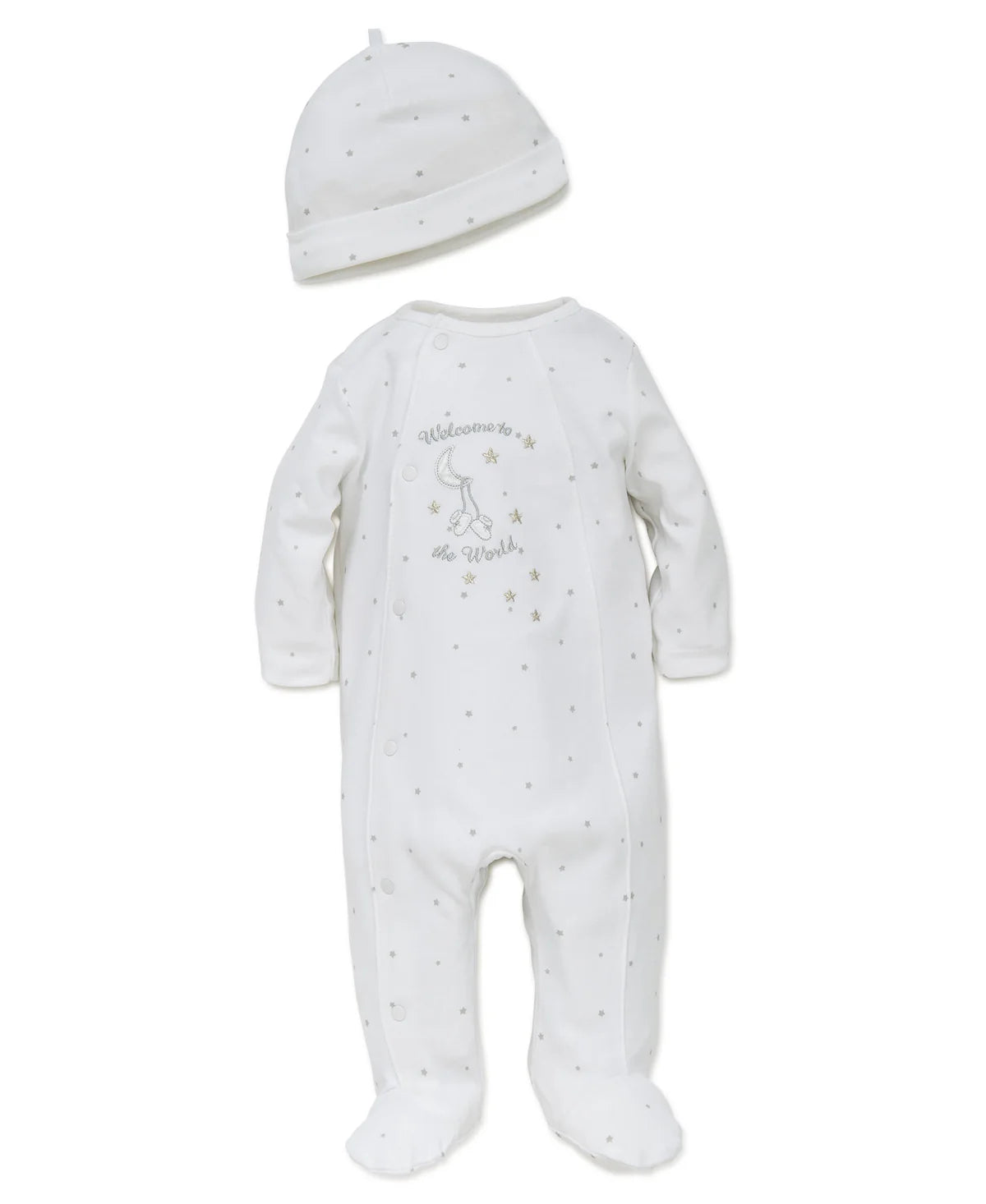 Welcome To The World Footie & Hat