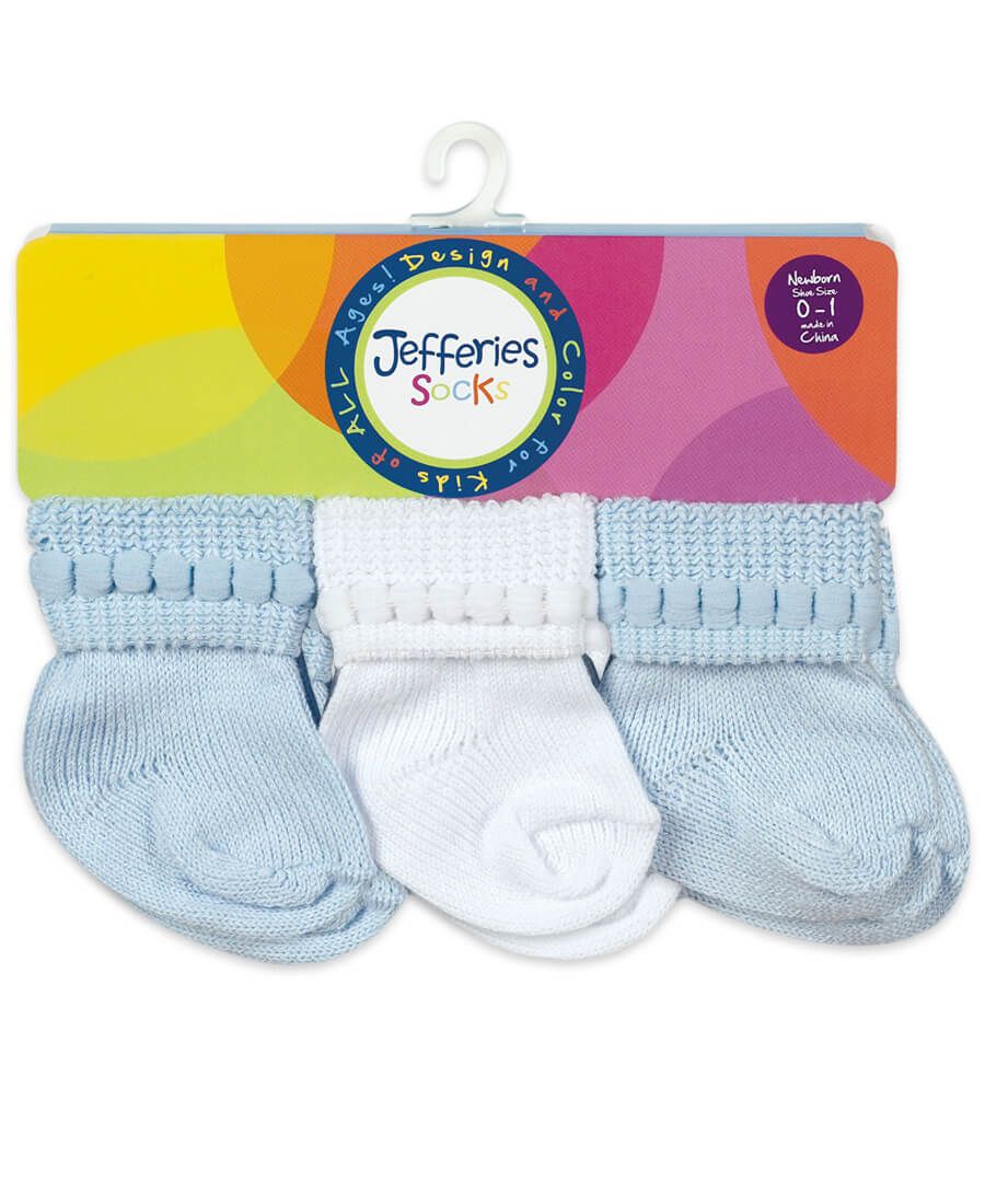 Rock-A-Bye Turn Cuff Socks 6 Pair Pack 62130
